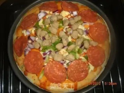 Make Arctic shrimp pizza step 14