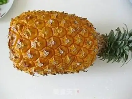 Make Pineapple rice step 3
