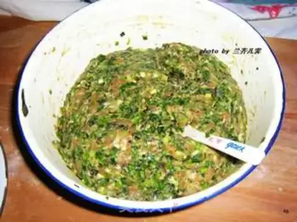 Make Three fresh dumplings step 4