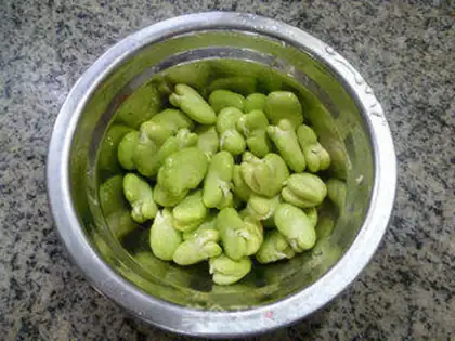 Make Watermelon peeled the beans step 2