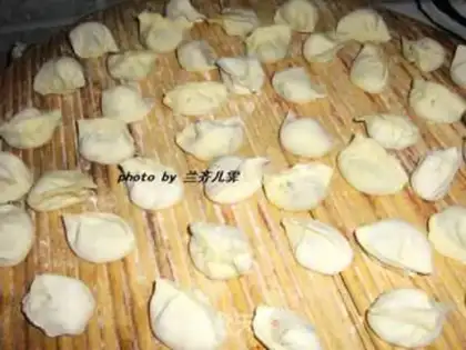 Make Three fresh dumplings step 6
