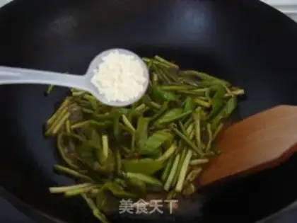 Make Garlic peppers step 9