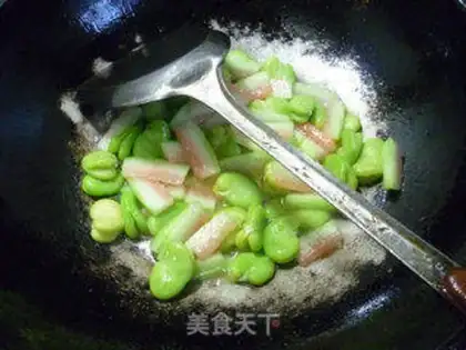 Make Watermelon peeled the beans step 10