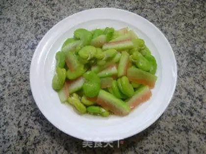 Make Watermelon peeled the beans step 11