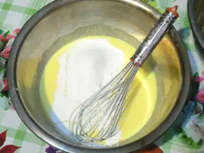 Make No sour cream cake step 2