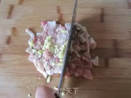 Make Chicken ball step 1