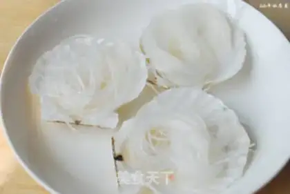 Make Garlic fan floss step 4