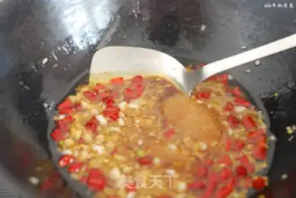 Make Garlic fan floss step 8