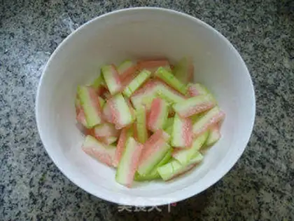 Make Watermelon with cucumbers step 6