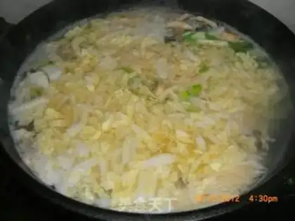 Make Big white chicken noodles step 10