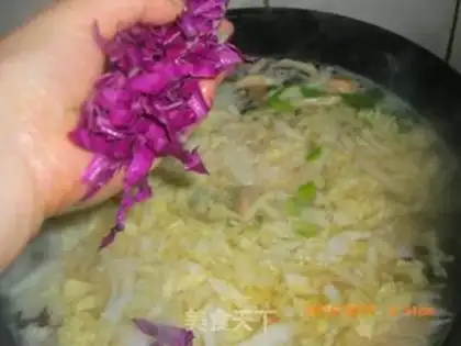 Make Big white chicken noodles step 11
