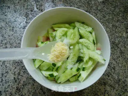 Make Watermelon with cucumbers step 9