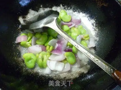 Make Onion fried beans step 7