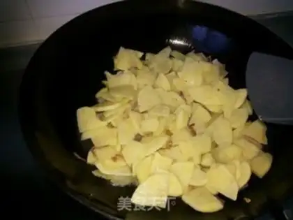 Make Fried potato chips step 4