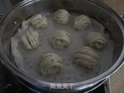 Make Black sesame rolls step 10