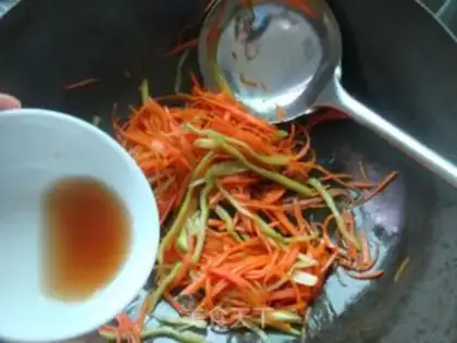 Make Fried carrots step 7