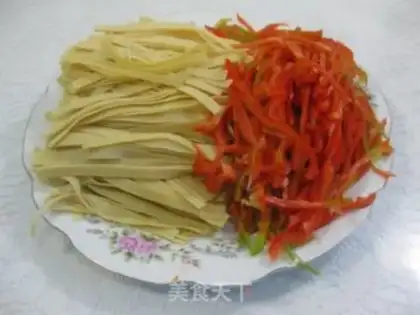 Make Pepper bean skin step 1