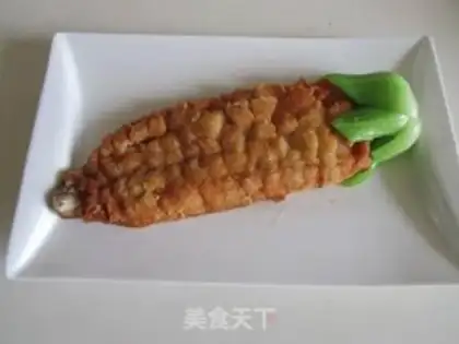 Make Orange cornfish step 8