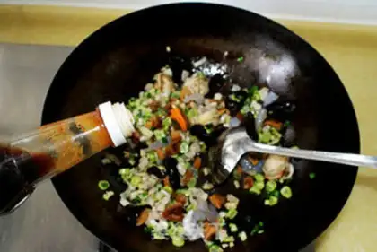 Make Soybeans and seafood step 7