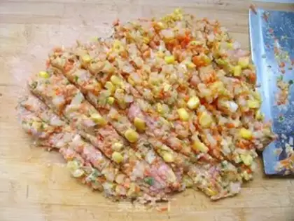 Make Cabbage and sweet corn steam step 5