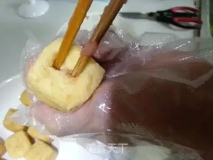 Make Soy tofu step 4