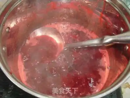 Make Strawberry sauce step 5