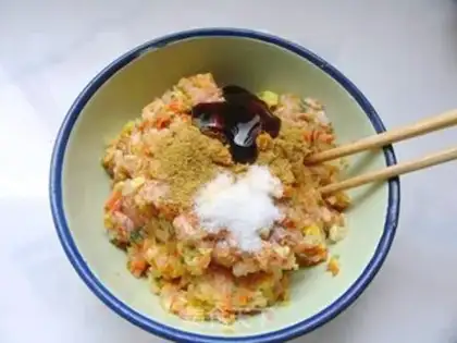 Make Cabbage and sweet corn steam step 6