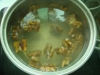 Make Peach walnuts step 3