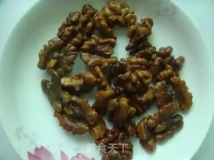 Make Peach walnuts step 4