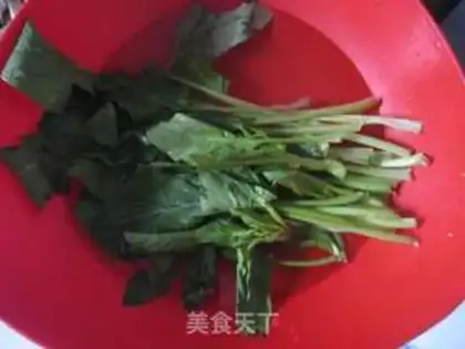 Make Soybean spinach step 0