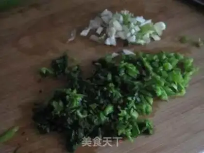 Make Soybean spinach step 2