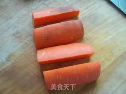 Make Sugar bun carrots step 2
