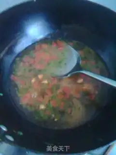 Make Tomato cucumber omelet soup step 3