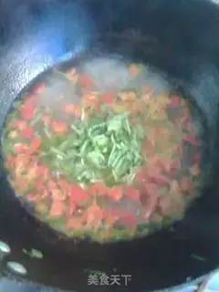 Make Tomato cucumber omelet soup step 4