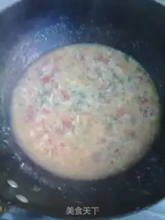 Make Tomato cucumber omelet soup step 5
