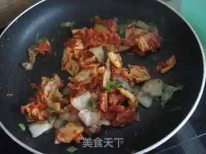 Make Hot cabbage tofu step 7