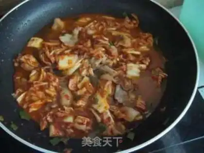 Make Hot cabbage tofu step 8