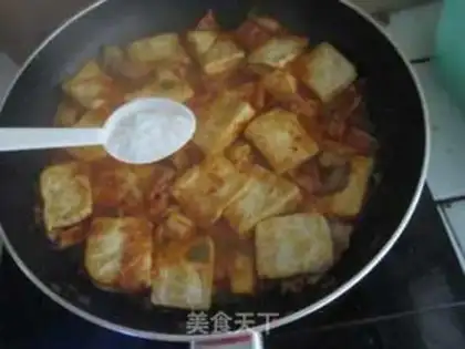 Make Hot cabbage tofu step 12