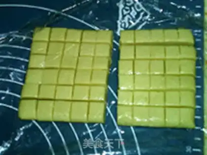 Make Milk grid cookies step 11