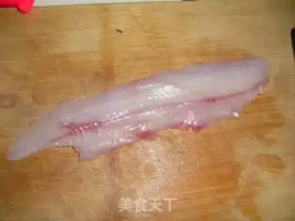 Make Spinach fish step 1