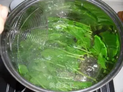 Make Spinach fish step 3