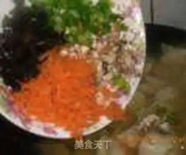 Make Wood mushroom meat step 9