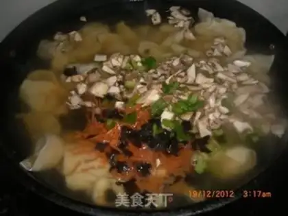 Make Wood mushroom meat step 10