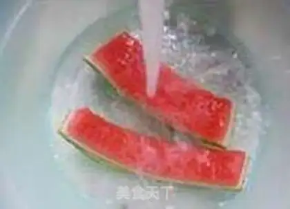 Make Watermelon leather with beans step 4