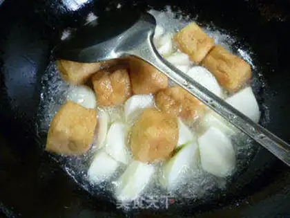 Make The tofu burns white step 5