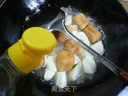 Make The tofu burns white step 6