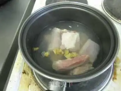 Make Tea, mushroom, bone soup step 2
