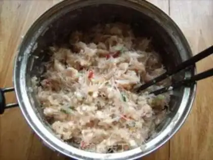 Make Fan buns step 1