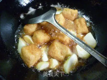 Make The tofu burns white step 11