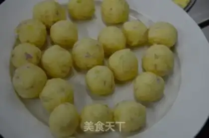 Make Sugar Jelly Potato Ball step 4